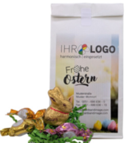 Osterüberraschung - Tüte mit Hase und Eiern - Lindt Schoko