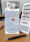 3-Monats-Aufstellkalender
