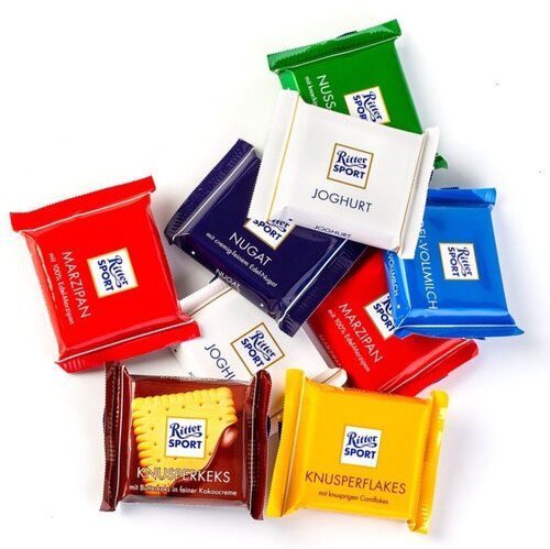 SchokoCard mini - Visitenkarte mit Schokolade