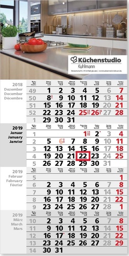S4P 4-Monats-Kalender